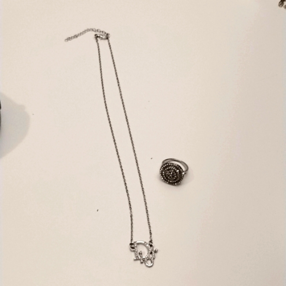 FANCY Necklace AND stainless steel ring